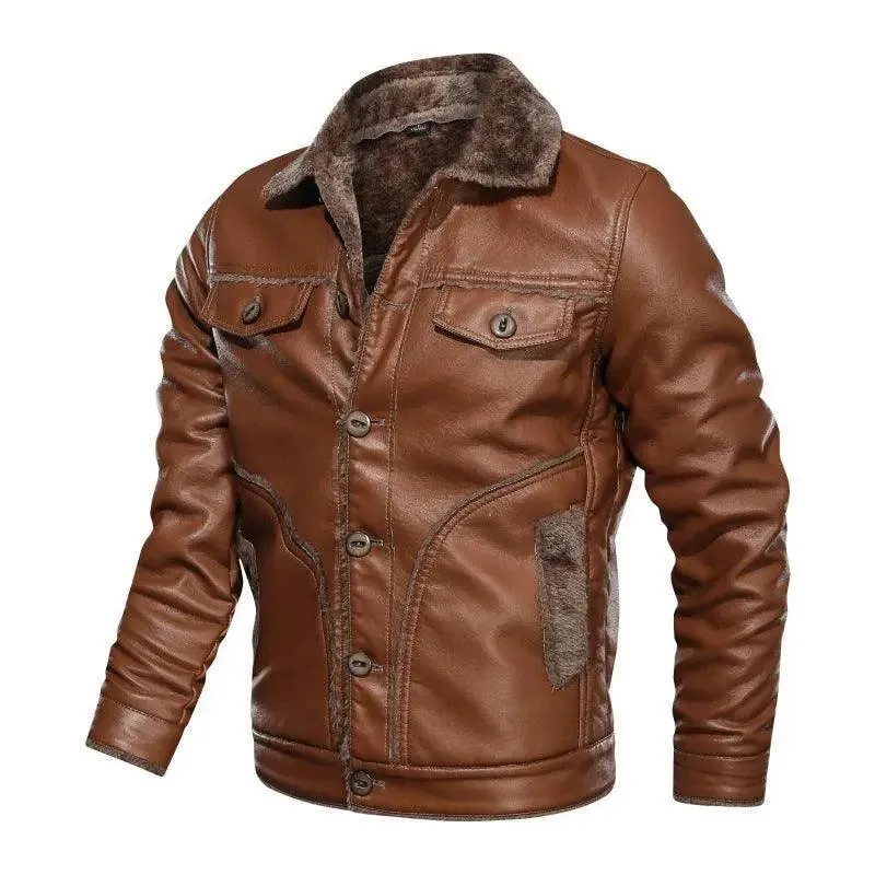 Thickening Warm Leather Jackets