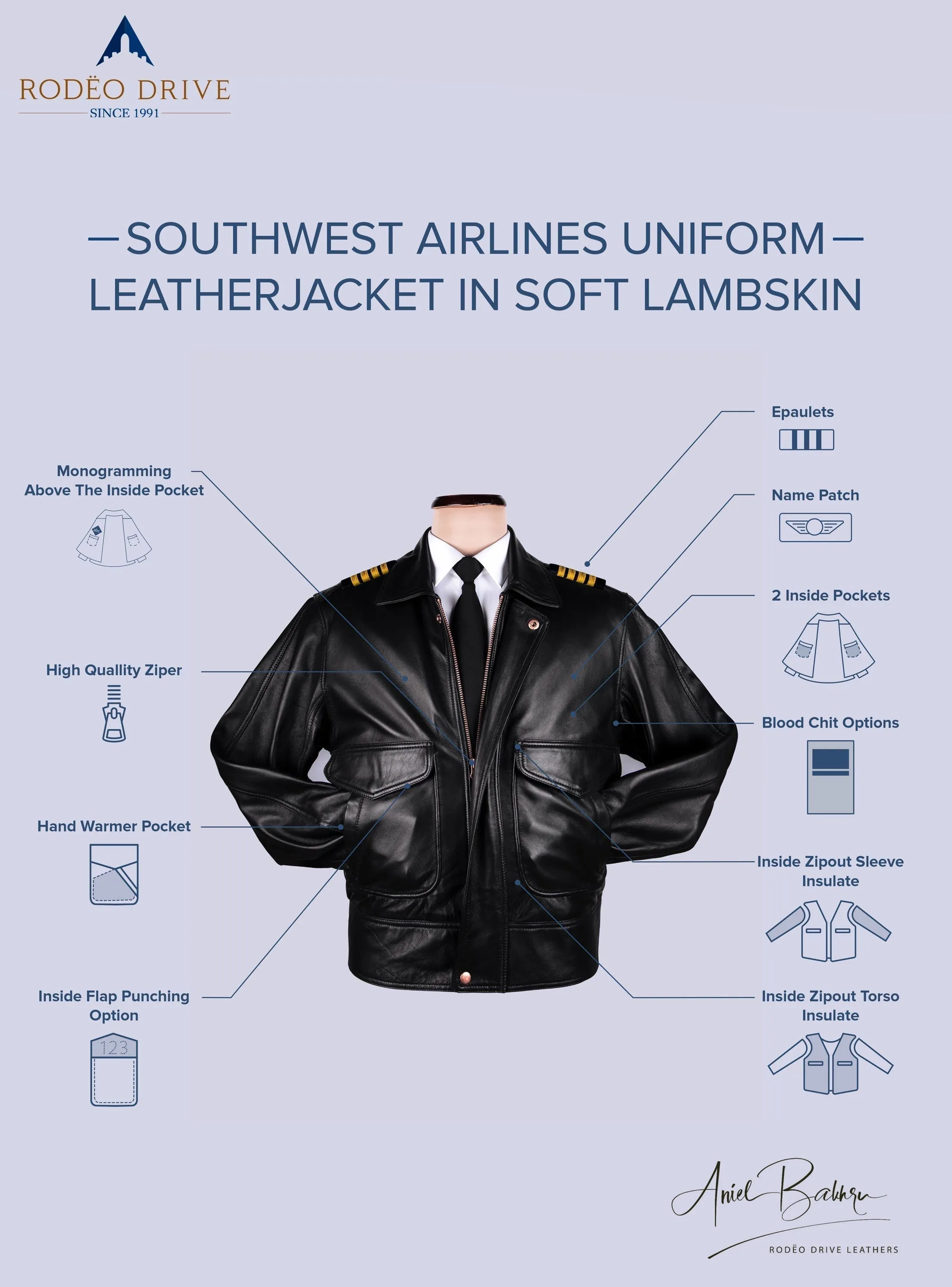 UNITED UNIFORM LEATHER JACKETS WOMEN