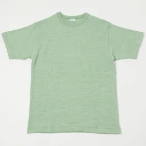 Warehouse & Co 4096 Heather Plain Crew Neck Tee - Green