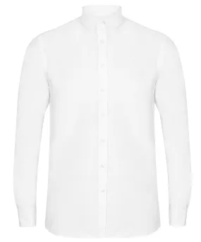 White - Modern long sleeve Oxford shirt