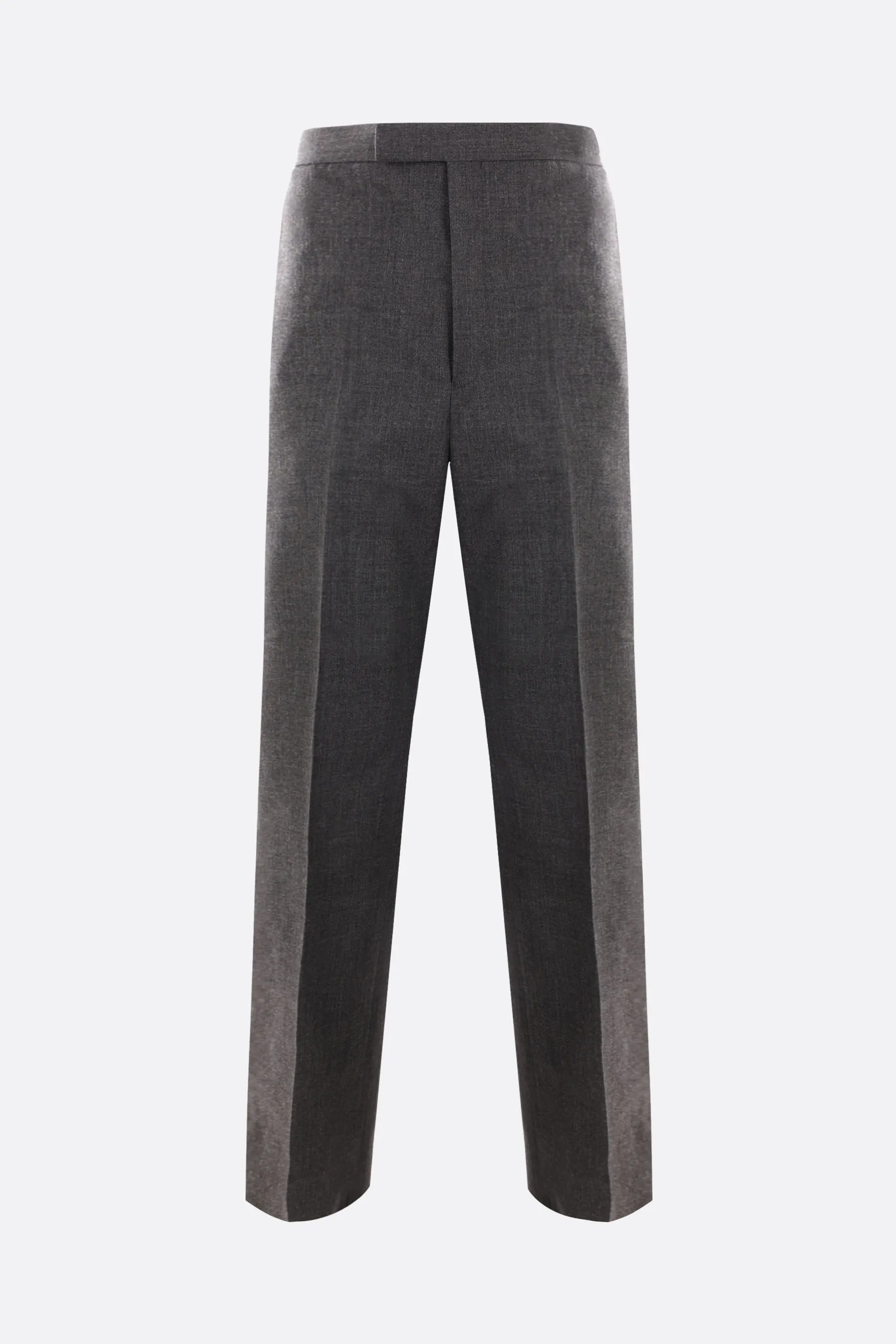 wide-leg crispy wool trousers