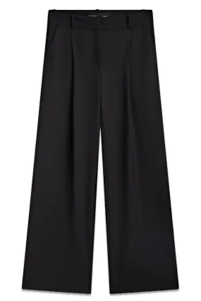 Wide-leg Trousers with Darts