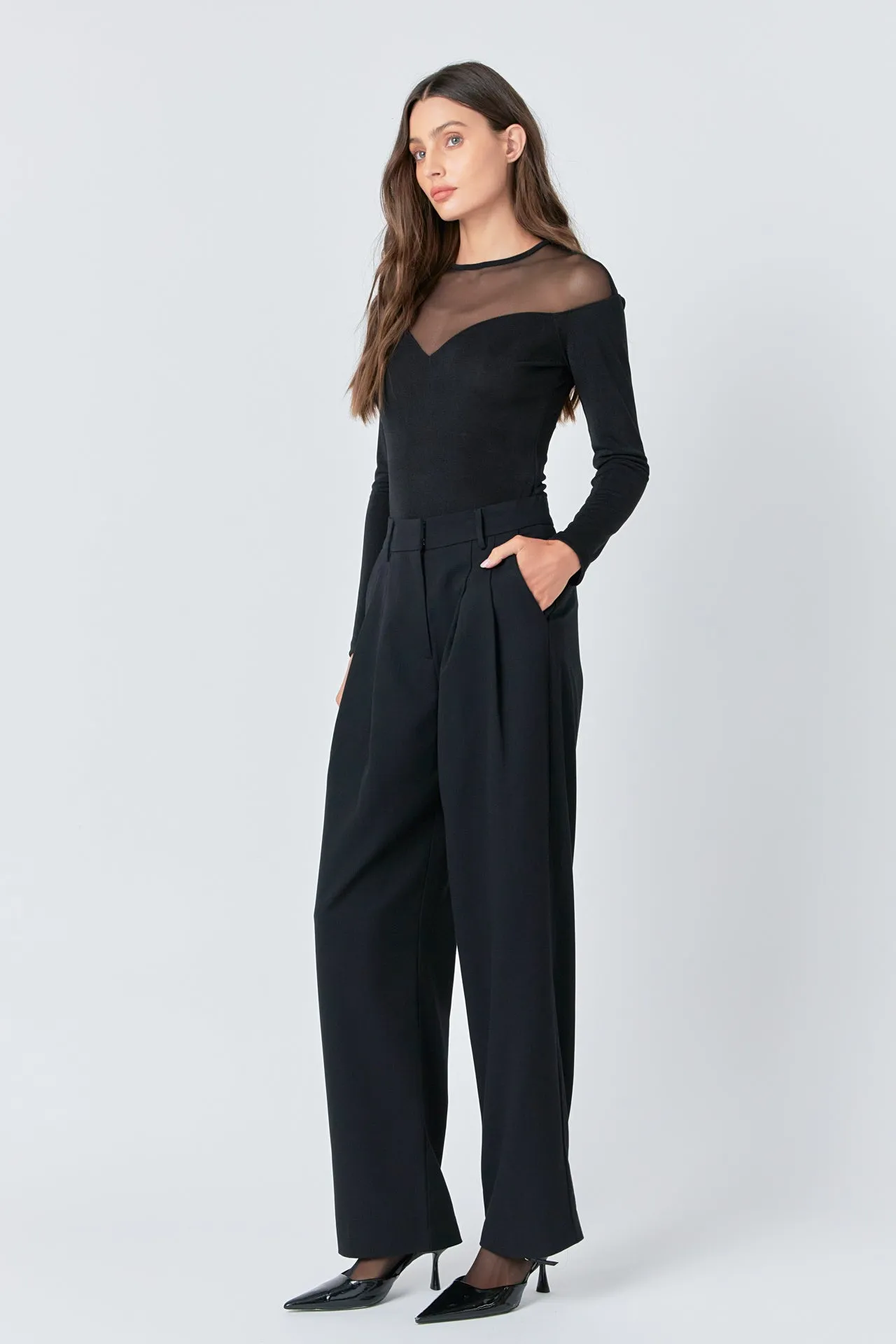 Wide Leg Trousers