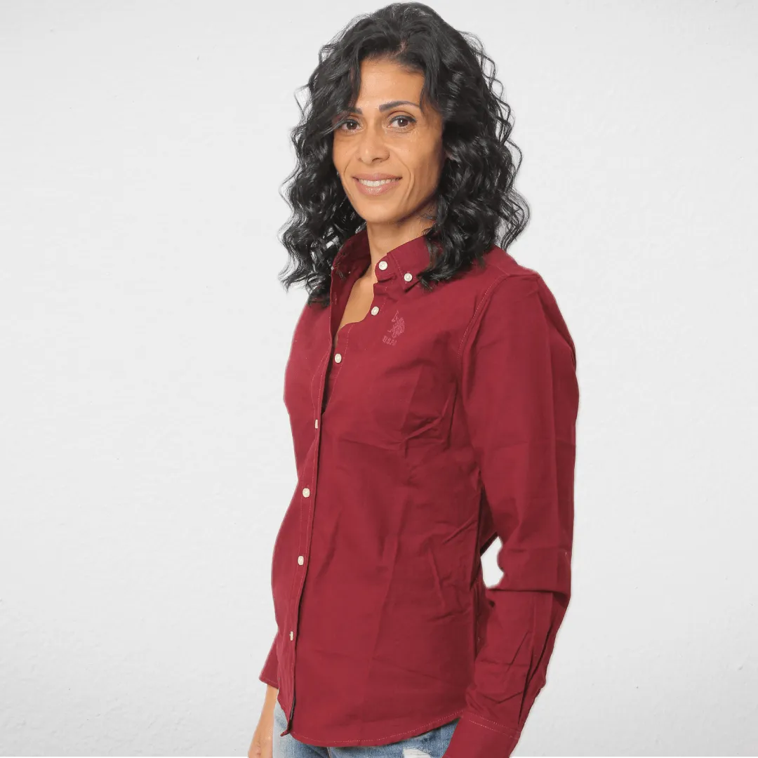 Women Shirt - USP - Burgundy (NEW)