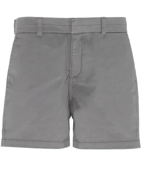 Womens chino shorts | Slate