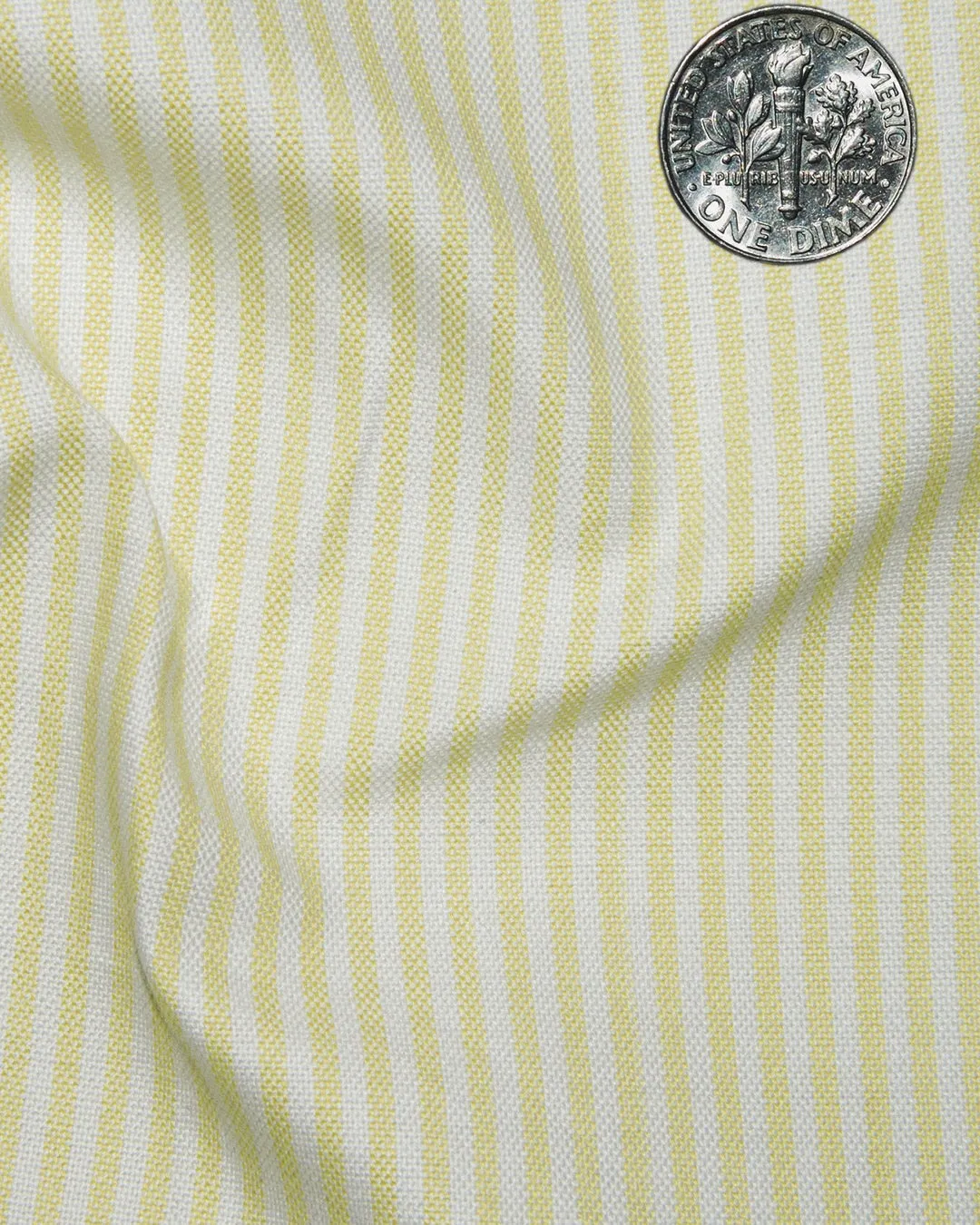 Yellow Dress Stripes Oxford